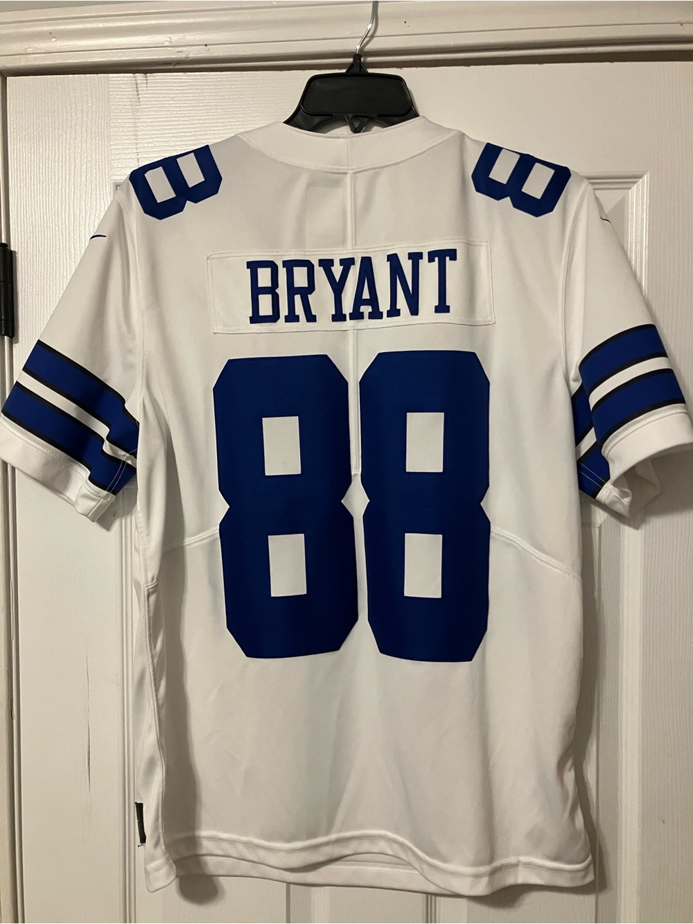 NFL White and Blue #88 Men's Football Jersey - Picture 4 of 5